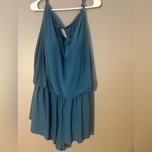 Aqua Green Plus Size 24W Blue swimsuit